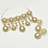 Zuena Moissanite Polki Antique Choker - The Pashm